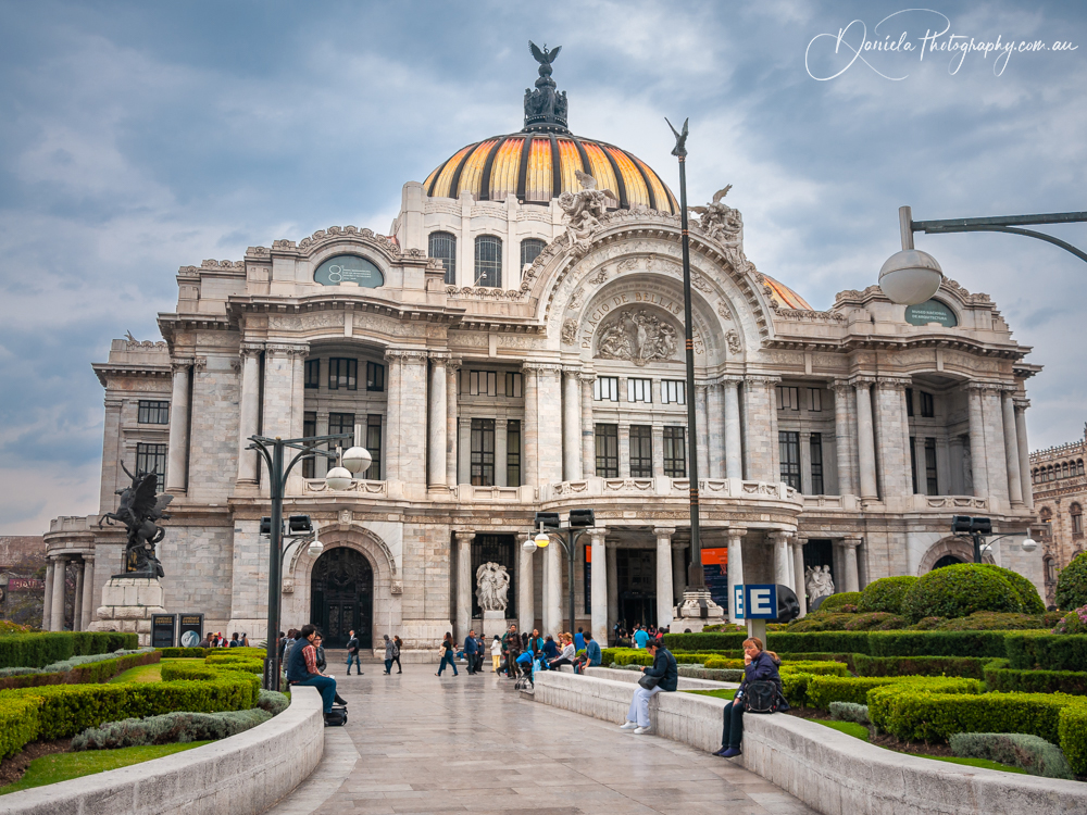 Mexico City  Palace de Bellas Artes by Day